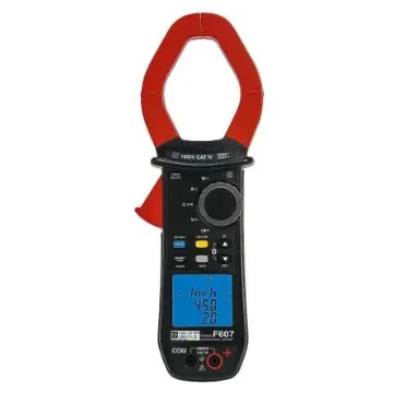 Chauvin Arnoux F607 Clamp Meter Bluetooth, 3000A dc, Max Current 2000A ac CAT III 1000V - P01120967 product image