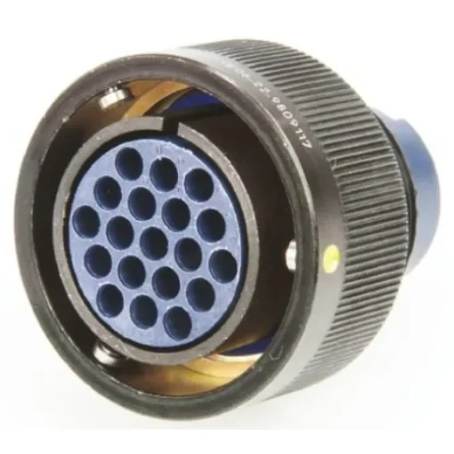 AB Connectors, ABCIRP, Copper 19 Way Cable Mount MIL Spec Circular Connector, Socket Contacts,Shell Size 22, Bayonet - ABCIRPSE06T2214SV0N product image