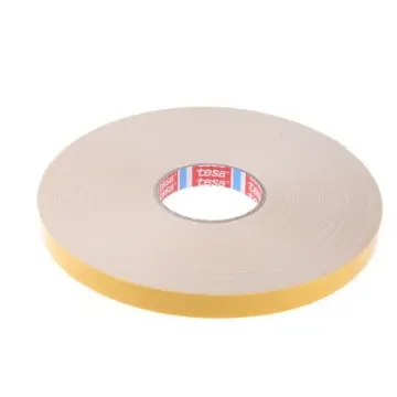 Tesa 62934 White Adhesive Foam Tape, 19.0mm x 50.0m, 0.80mm Thick - 62934-00020-00 product image