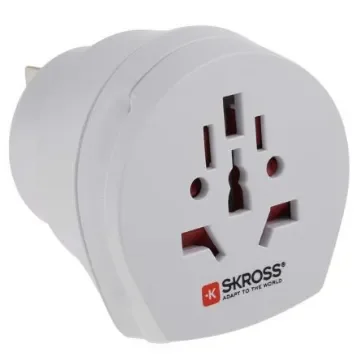 SKROSS Europe, Italy, Switzerland, UK, USA to Australia, China, Europe Travel Adapter, Rated At 10A - 7682876 product image