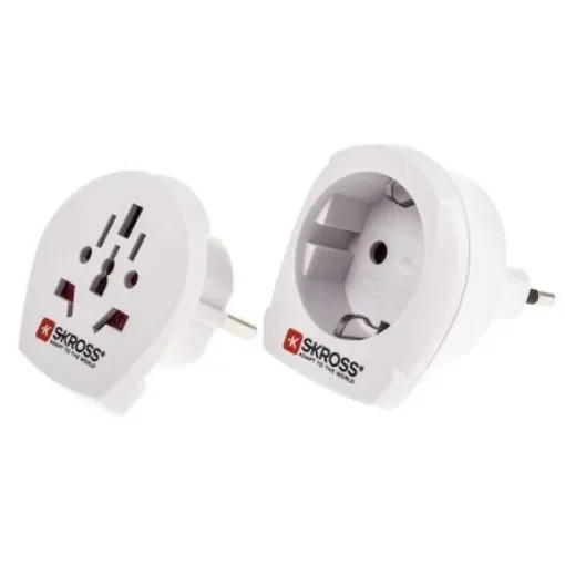 SKROSS Australia, China, Europe, Switzerland, UK, USA to Europe, Italy Travel Adapter, Rated At 16A - 7682886 product image