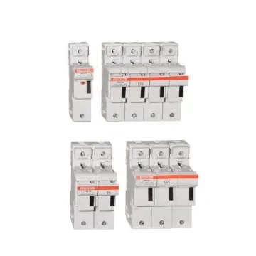 Mersen 50A Rail Mount Fuse Holder for 14 x 51mm Fuse, 3P, 690V ac - F331067 product image