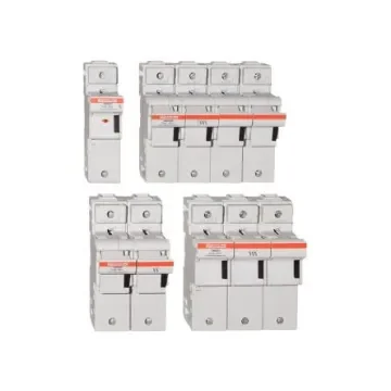 Mersen 125A Rail Mount Fuse Holder for 22 x 58mm Fuse, 3P, 690V ac - B331109 product image