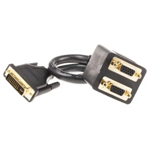 RS PRO AV Adapter, Male DVI-D to Female VGA - 7684163 product image