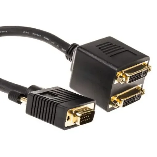RS PRO AV Adapter, Male VGA to Female DVI-I - 7684166 product image