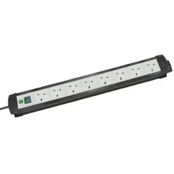 brennenstuhl 3m 8 Socket Type G - British Extension Lead, 230 V, IP20 - 1951583100 product image