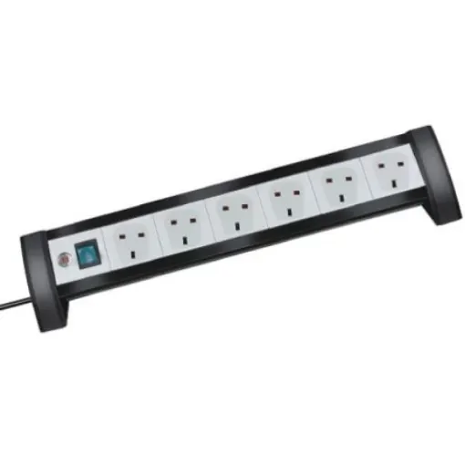 brennenstuhl 3m 6 Socket Type G - British Extension Lead, 230 V, IP20 - 1156253416 product image