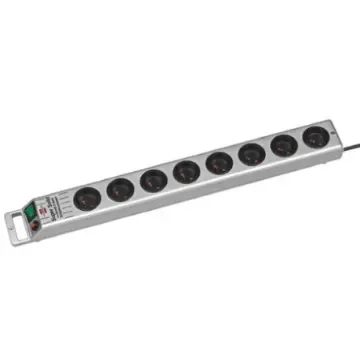 brennenstuhl 2.5m 8 Socket Type E - French Extension Lead, 230 V, IP20 - 1153344118 product image