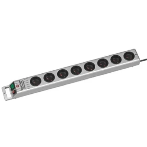 brennenstuhl 2.5m 8 Socket Type E - French Extension Lead, 230 V, IP20 - 1153344118 product image