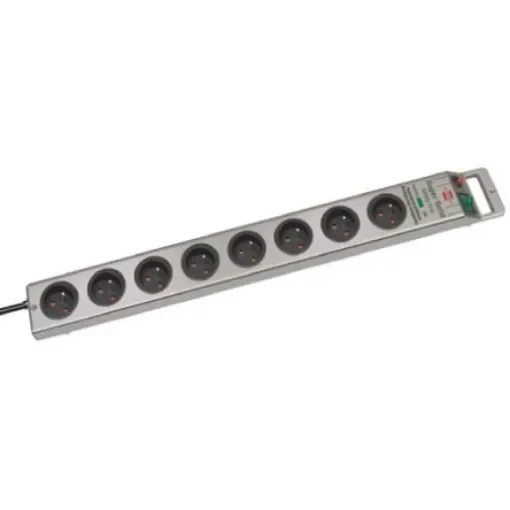 brennenstuhl 2.5m 8 Socket Type E - French Extension Lead, 230 V, IP20 - 1153344318 product image