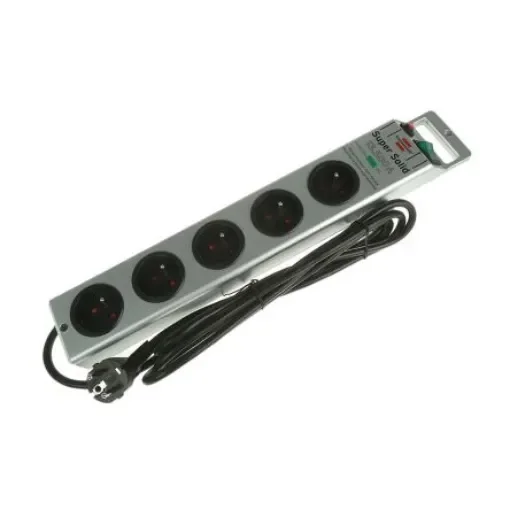 brennenstuhl 2.5m 5 Socket Type E - French Extension Lead, 230 V, IP20 - 1153344315 product image