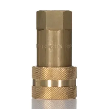 RS PRO Brass Female Hydraulic Quick Connect Coupling, BSP 3/8 Female - 7685825 product image