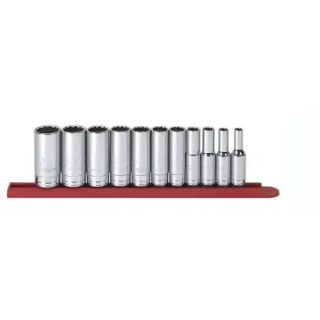 GearWrench 11-Piece Imperial 3/8 in Deep Socket Set , 12 point - 80563 product image