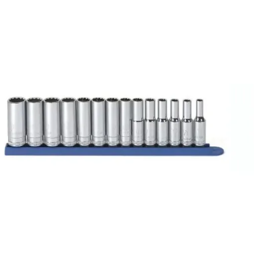 GearWrench 14-Piece Metric 3/8 in Deep Socket Set , 12 point - 80562 product image