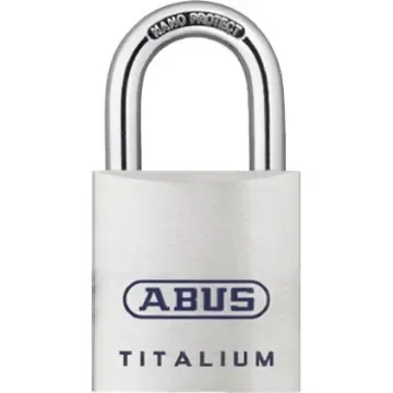 ABUS Key Weatherproof Titanium Weatherproof Padlock, 7mm Shackle, 40mm Body - 80TI/40 product image