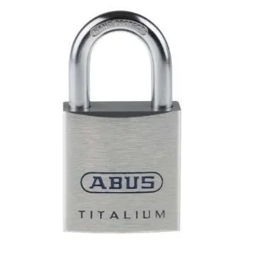 ABUS Key Weatherproof Titanium Weatherproof Padlock, Keyed Alike, 7mm Shackle, 40mm Body - 80TI/40 KA8011 product image