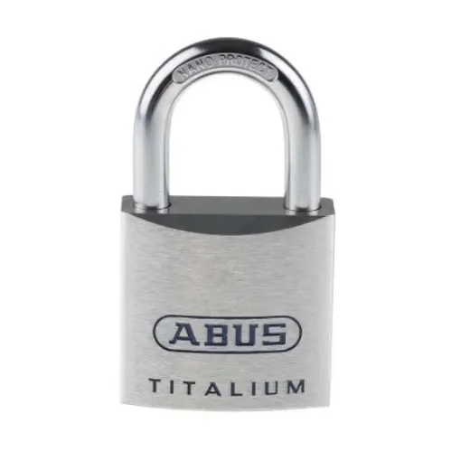 ABUS Key Weatherproof Titanium Weatherproof Padlock, 8mm Shackle, 45mm Body - 80TI/45 KA8011 product image
