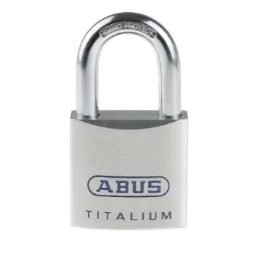 ABUS Key Weatherproof Titanium Weatherproof Padlock, 9.5mm Shackle, 50mm Body - 80TI/50 product image