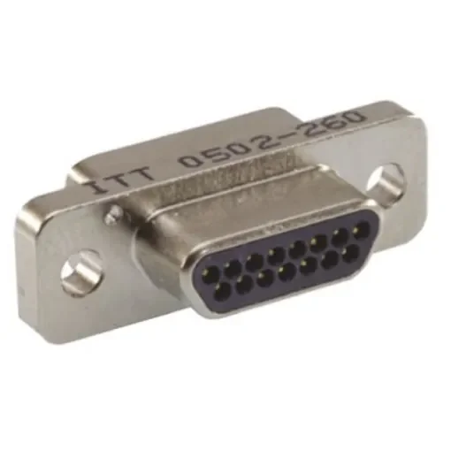 ITT Cannon MDM 51 Way Panel Mount D-sub Connector Plug, 1.27mm Pitch - MDM-51PSB-A174 product image