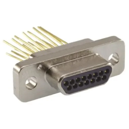 ITT Cannon MDM 15 Way Panel Mount D-sub Connector Plug, 1.27mm Pitch - MDM-15PL1B-A174 product image