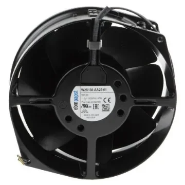 ebm-papst W2S130 Series Axial Fan, 115 V ac, AC Operation, 320m³/h, 38W, 560mA Max, 150 x 55mm - W2S130-AA25-01 product image