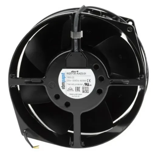 ebm-papst W2S130 Series Axial Fan, 230 V ac, AC Operation, 340m³/h, 39W, 310mA Max, 150 x 55mm - W2S130-AA03-01 product image