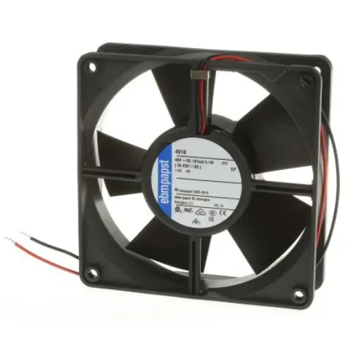 ebm-papst 4300 Series Axial Fan, 48 V dc, DC Operation, 170m³/h, 5W, 119 x 119 x 32mm - 4318 product image