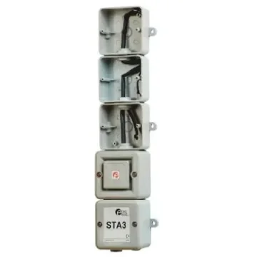 e2s STA Series Beacon Tower, 24 V dc, DC, IP66 - STA3DC024G product image