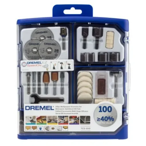 Dremel 100-Piece Accessory Kit, for use with Dremel Tools - 2615S723JA product image