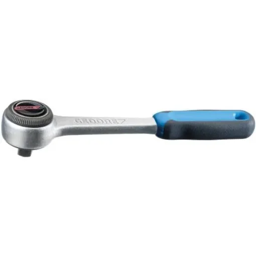 Gedore 1/4 in Square Ratchet with Ratchet Handle, 129 mm Overall - 2093 U-3 product image