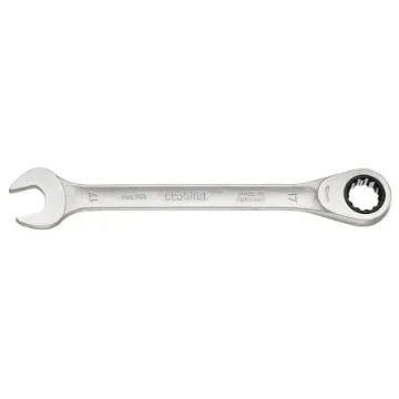 Gedore 7R Series Combination Ratchet Spanner, 13mm, Metric, Double Ended, 180 mm Overall - 7 R 13 product image