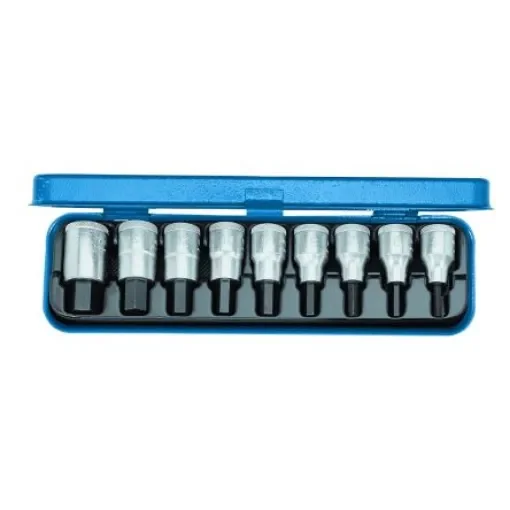 Gedore 9-Piece Metric 1/2 in Bit Socket Set , Hex Bit - IN 19 PM product image