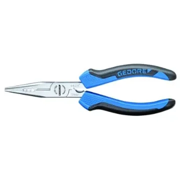 Gedore Long Nose Pliers, 180 mm Overall, Straight Tip - 8133-180 JC product image