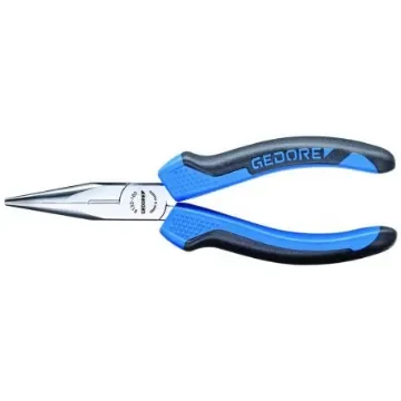 Gedore Long Nose Pliers, 200 mm Overall, Straight Tip, 75,7mm Jaw - 8132-200 JC product image
