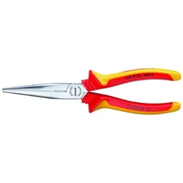 Gedore 1552120 Long Nose Pliers, 200 mm Overall, Straight Tip, 75,7mm Jaw - VDE 8132-200 H product image