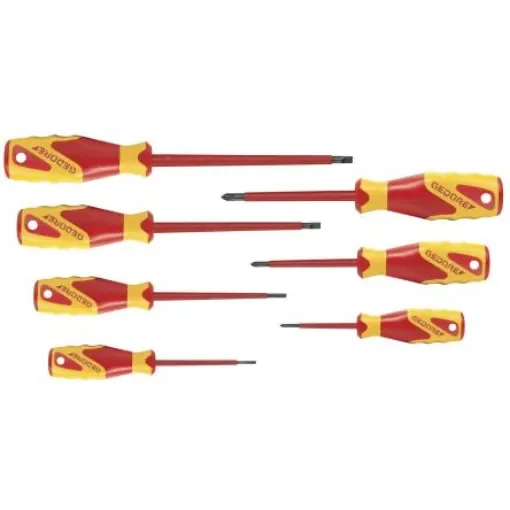 Gedore Phillips; Slotted Insulated Screwdriver Set, 7-Piece - VDE 2170-2160 PH-077 product image
