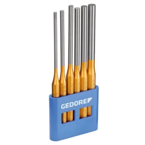 Gedore 6-Piece Punch Set, Pin Punch, 175 mm Overall - 119L product image