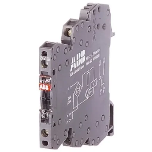 ABB Solid State Relay, DIN Rail Mount, 230 V ac/dc Control - 1SNA645022R2700  OBIC0100-115-230V product image
