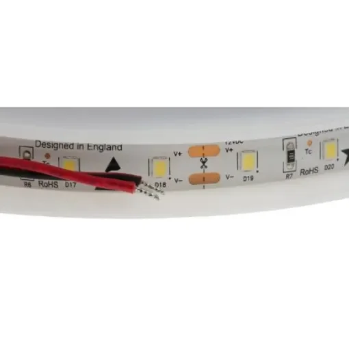 PowerLED 12V dc White LED Strip Light, 6000K Colour Temp, 5m Length - F10-C3528-12-60-IP65 product image