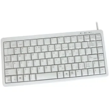 CHERRY Wired PS/2, USB Compact Keyboard, QWERTY (US), Grey - G84-4100LCMEU-0 product image