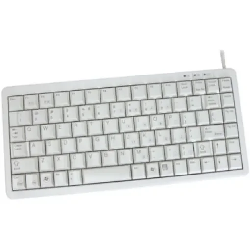 CHERRY Wired PS/2, USB Compact Keyboard, QWERTY (US), Grey - G84-4100LCMEU-0 product image