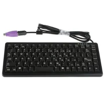 CHERRY Wired PS/2, USB Compact Keyboard, QWERTY (US), Black - G84-4100LCMEU-2 product image