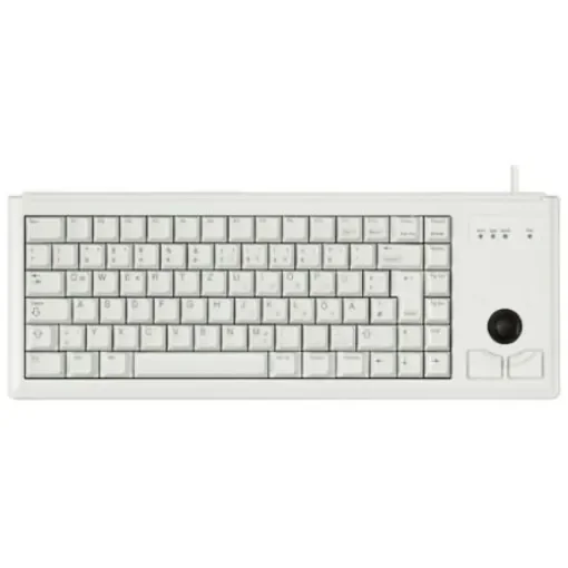 Cherry Wired USB Compact Trackball Keyboard, QWERTZ, Grey - G84-4400LUBDE-0 product image