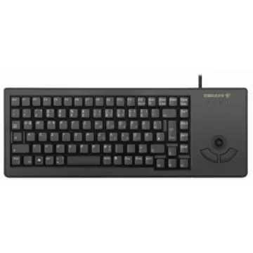 CHERRY Wired USB Compact Trackball Keyboard, QWERTZ, Black - G84-5400LUMDE-2 product image