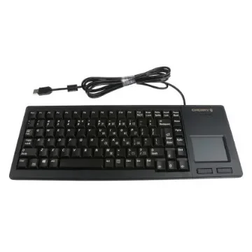 CHERRY Wired USB Compact Touchpad Keyboard, QWERTY (US), Black - G84-5500LUMEU-2 product image