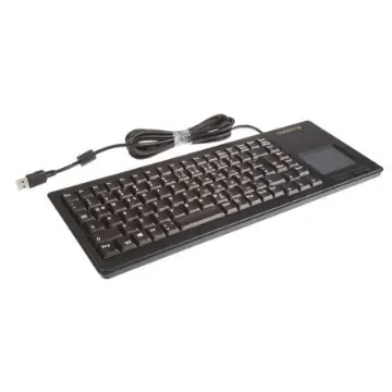 Cherry Wired USB Compact Touchpad Keyboard, QWERTZ, Black - G84-5500LUMDE-2 product image