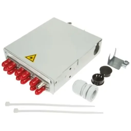 Telegartner 6 Port ST Multimode Duplex Fibre Optic Patch Panel With 6 Ports Populated - H82050F0001 product image