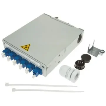 Telegartner 6 Port LC Single Mode Duplex Fibre Optic Patch Panel With 6 Ports Populated - H82050E0005 product image