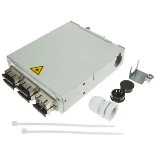 Telegartner 6 Port SC Single Mode Duplex Fibre Optic Patch Panel With 6 Ports Populated - H82050E0003 product image