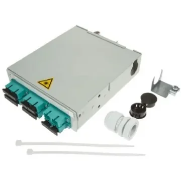 Telegartner 6 Port SC Multimode Duplex Fibre Optic Patch Panel With 6 Ports Populated - H82050K0002 product image